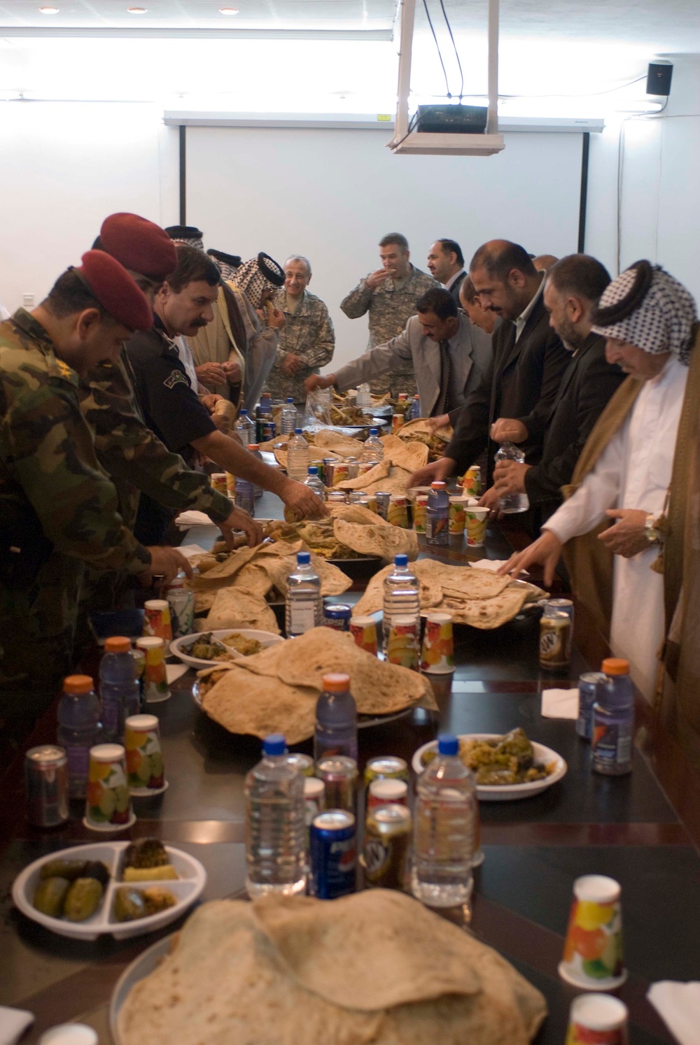 Iraqi's bid farewell to 214th Fires Brigade