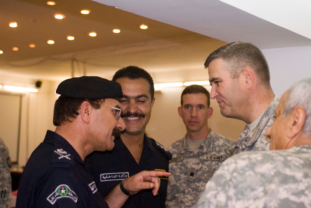 Iraqi's bid farewell to 214th Fires Brigade