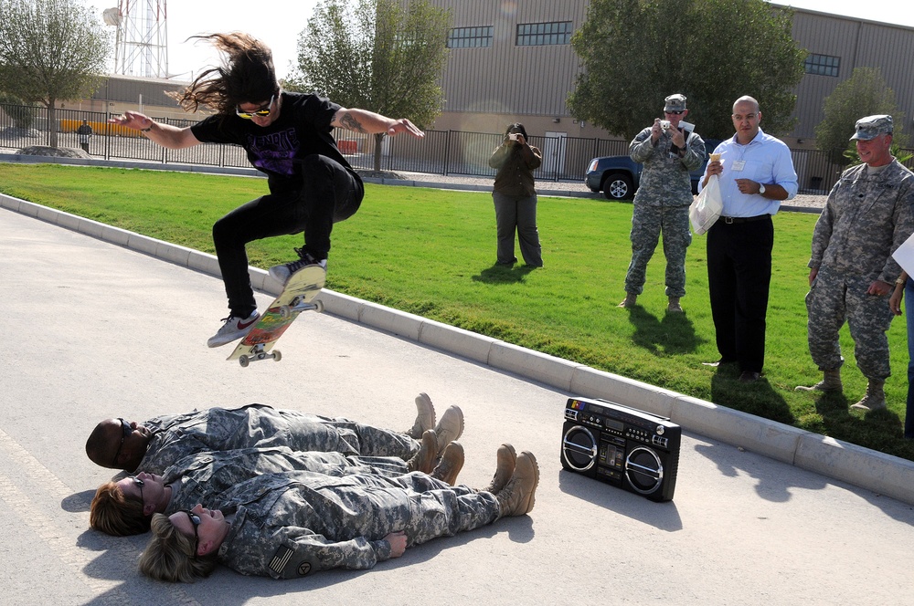 Service members meet X Games athletes