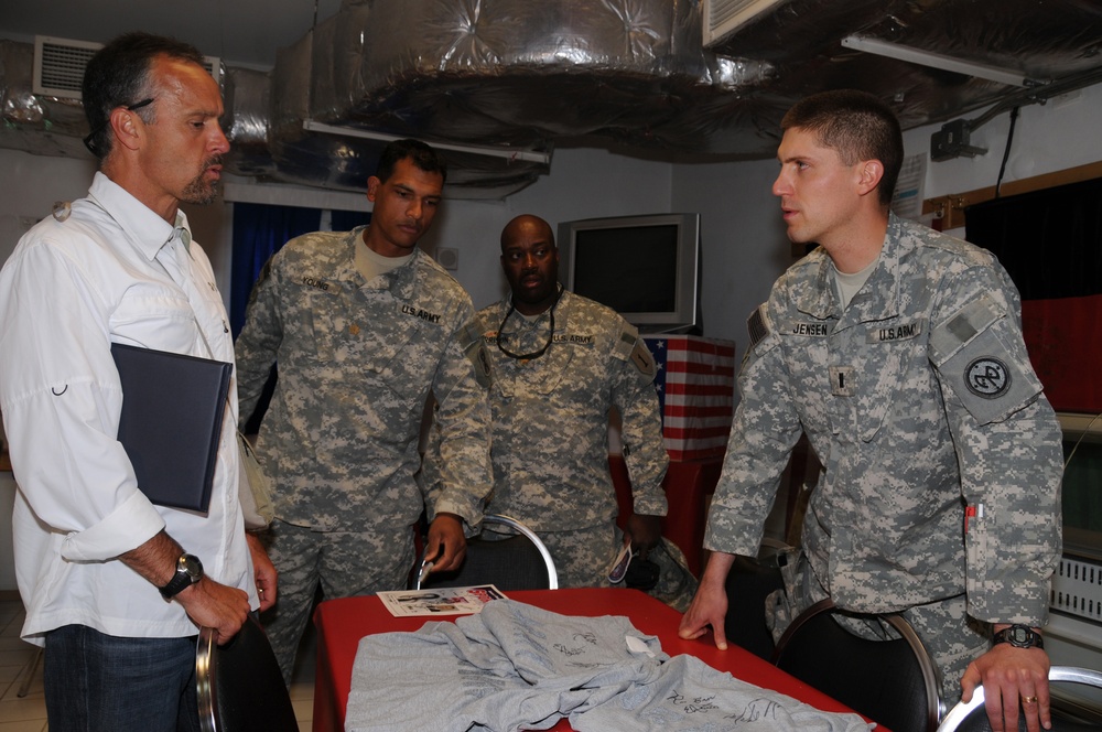 San Francisco 49ers touchdown in Kabul, Afghanistan
