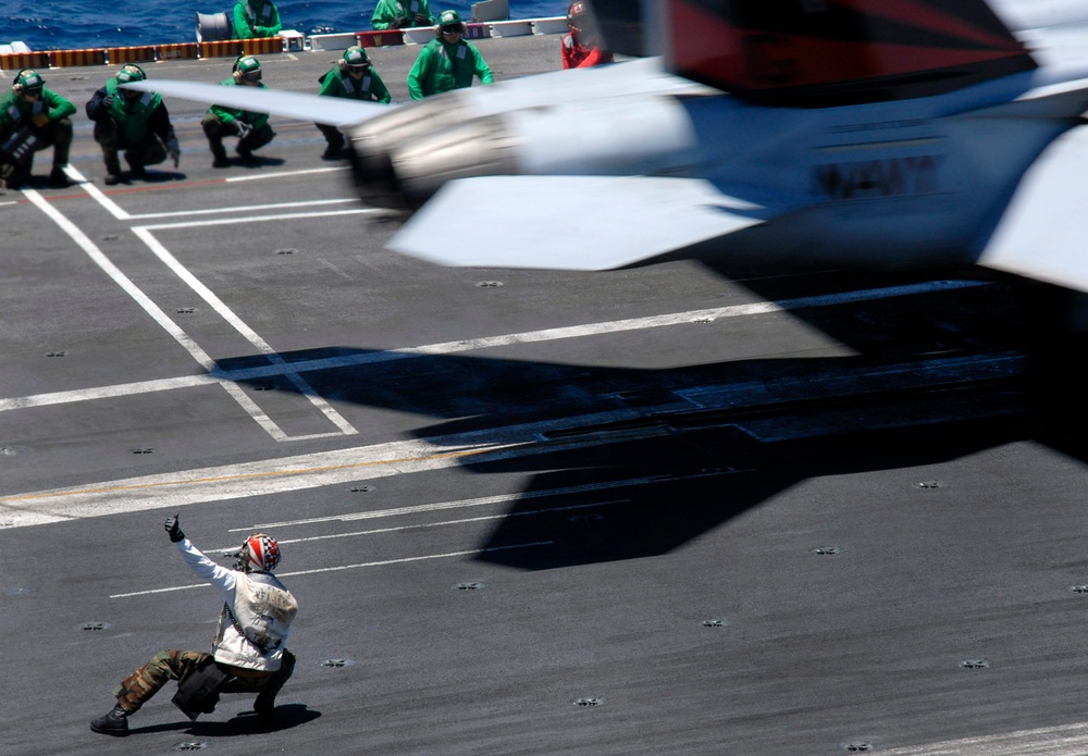 USS John C. Stennis conducts training off California coast