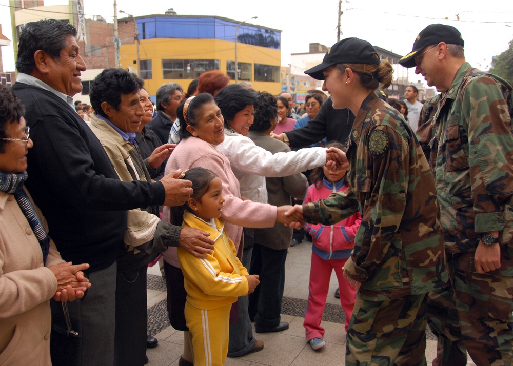 Service members provide aid to South American nations