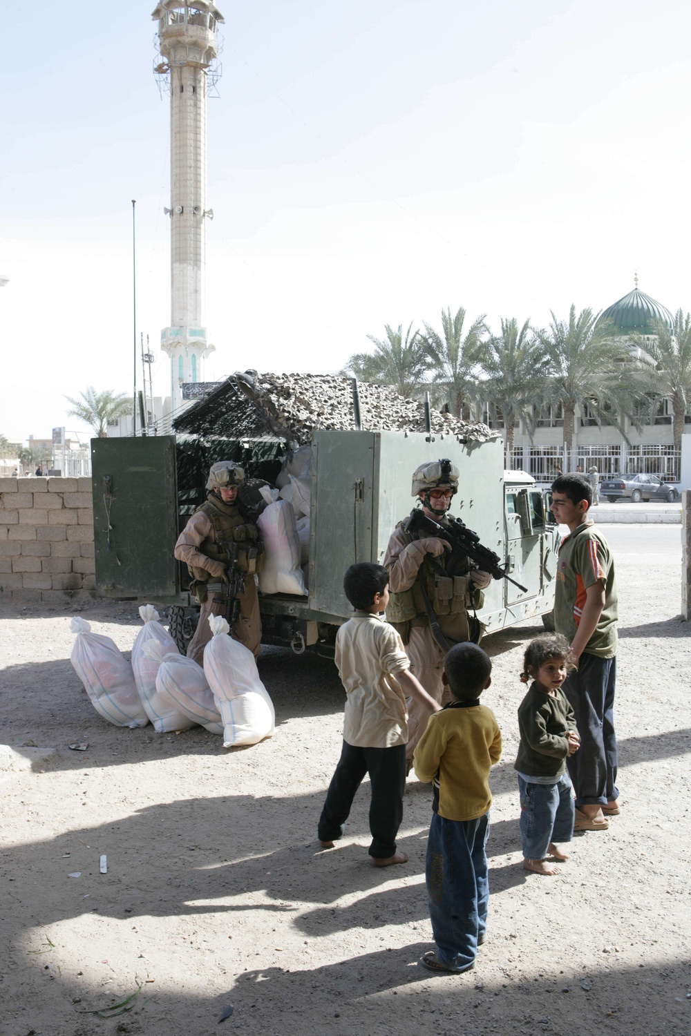 Food provided in Al Fallujah