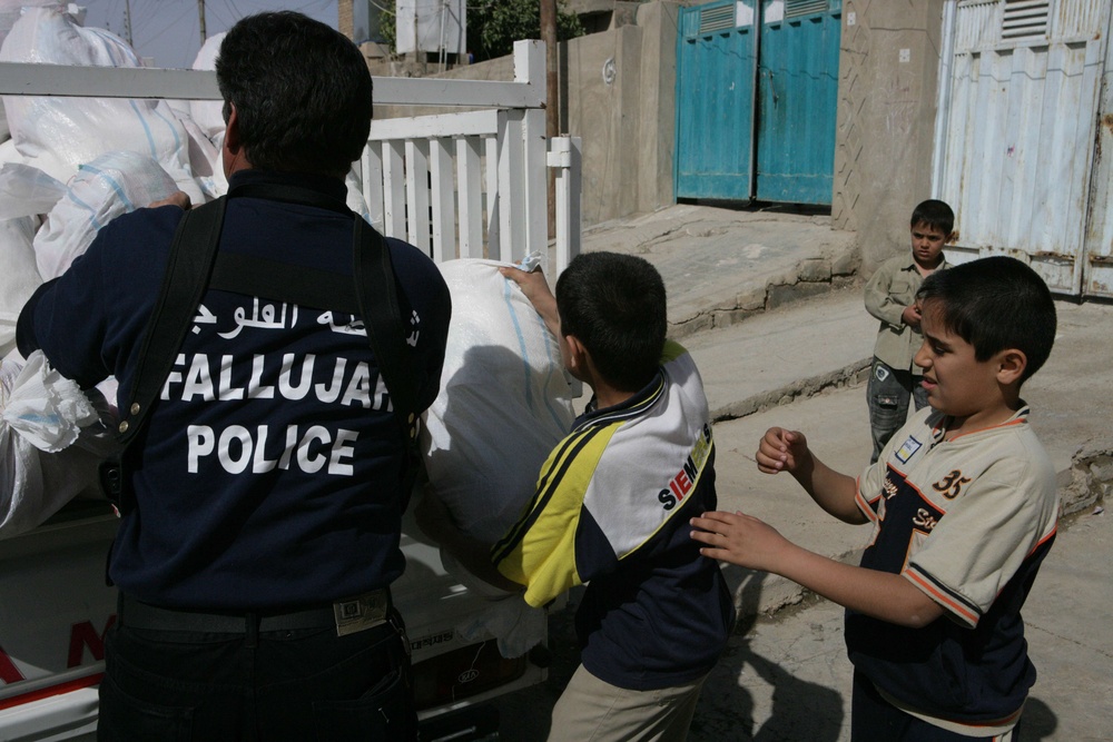 Food provided in Al Fallujah
