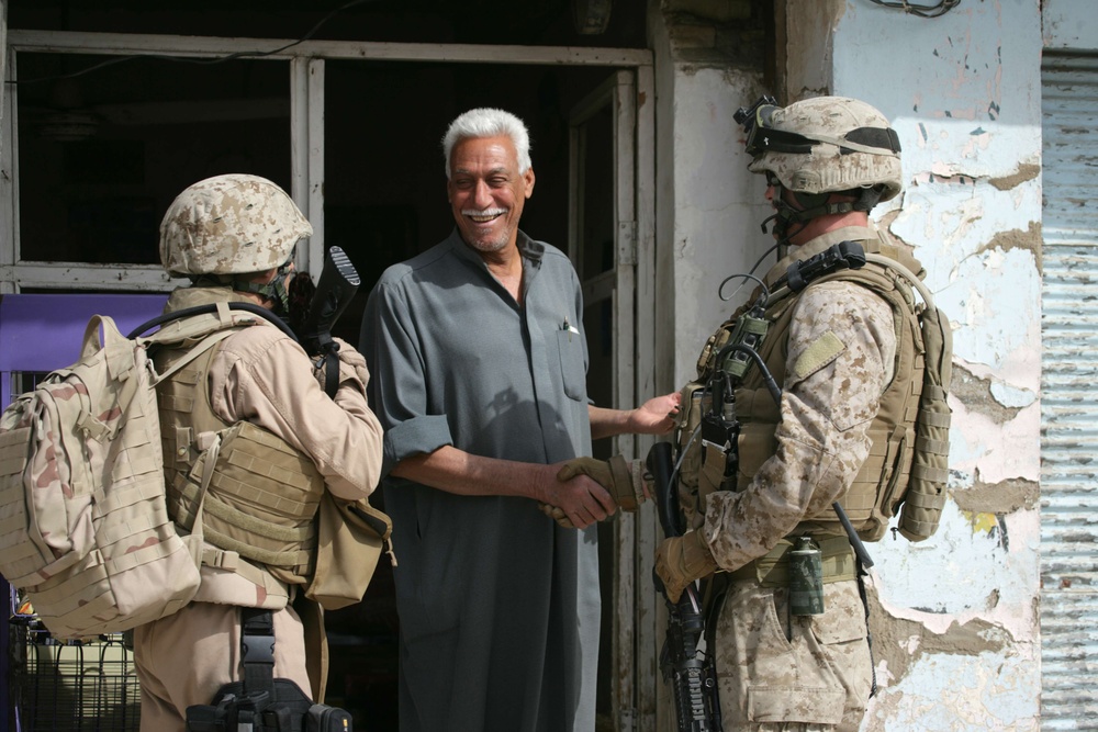 Treats for the local Iraqis