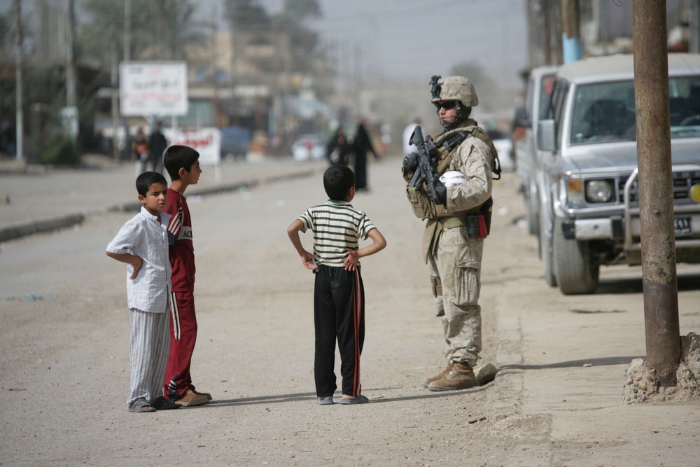 Treats for the local Iraqis
