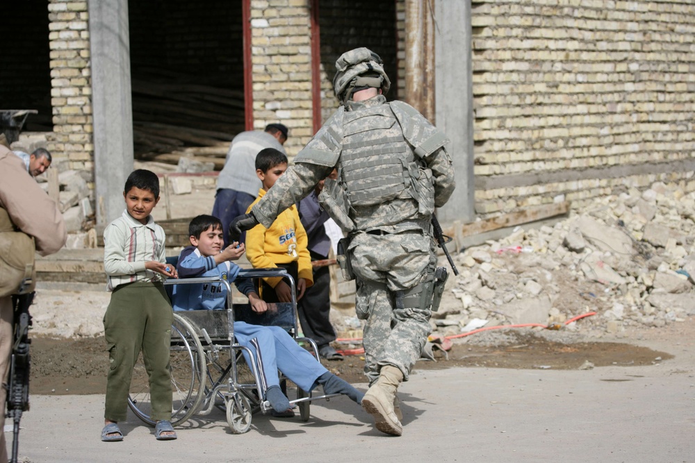 Treats for the local Iraqis
