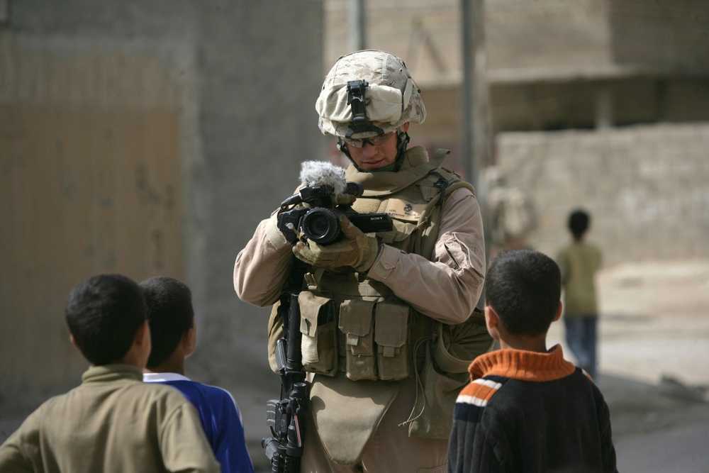 Treats for the local Iraqis