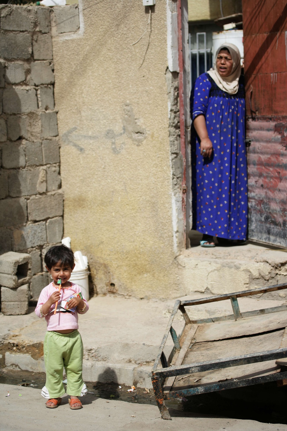 Treats for the local Iraqis