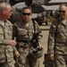 Commander greeted upon arrival to Sather Air Base