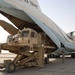 Unloading cargo from the IL-76