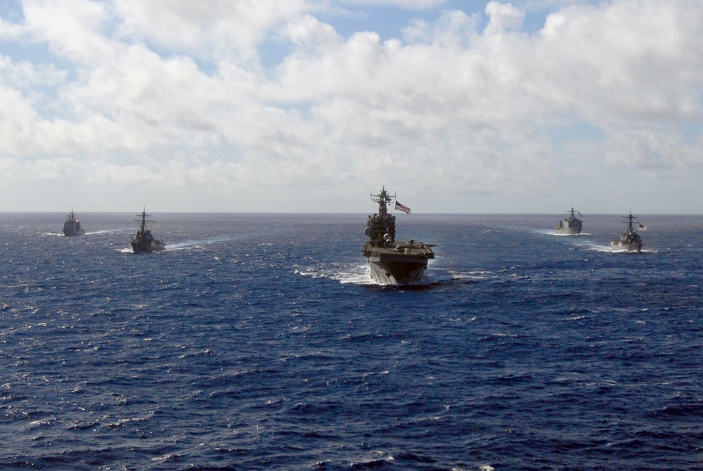 Nassau Strike Group Steams Across Atlantic