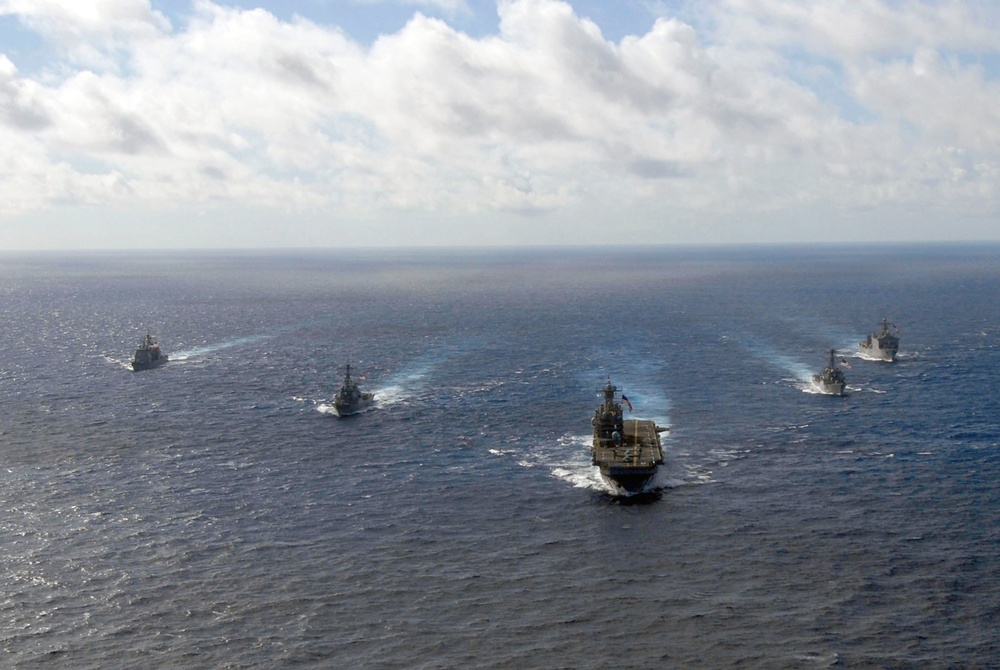 Nassau Strike Group Steams Across Atlantic