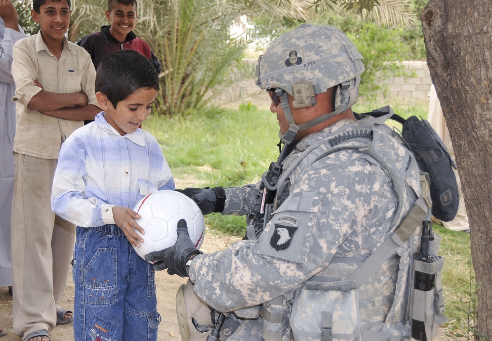 Humanitarian assistance still a top priority for 2-320th FAR during Operation Balls DiMaggio