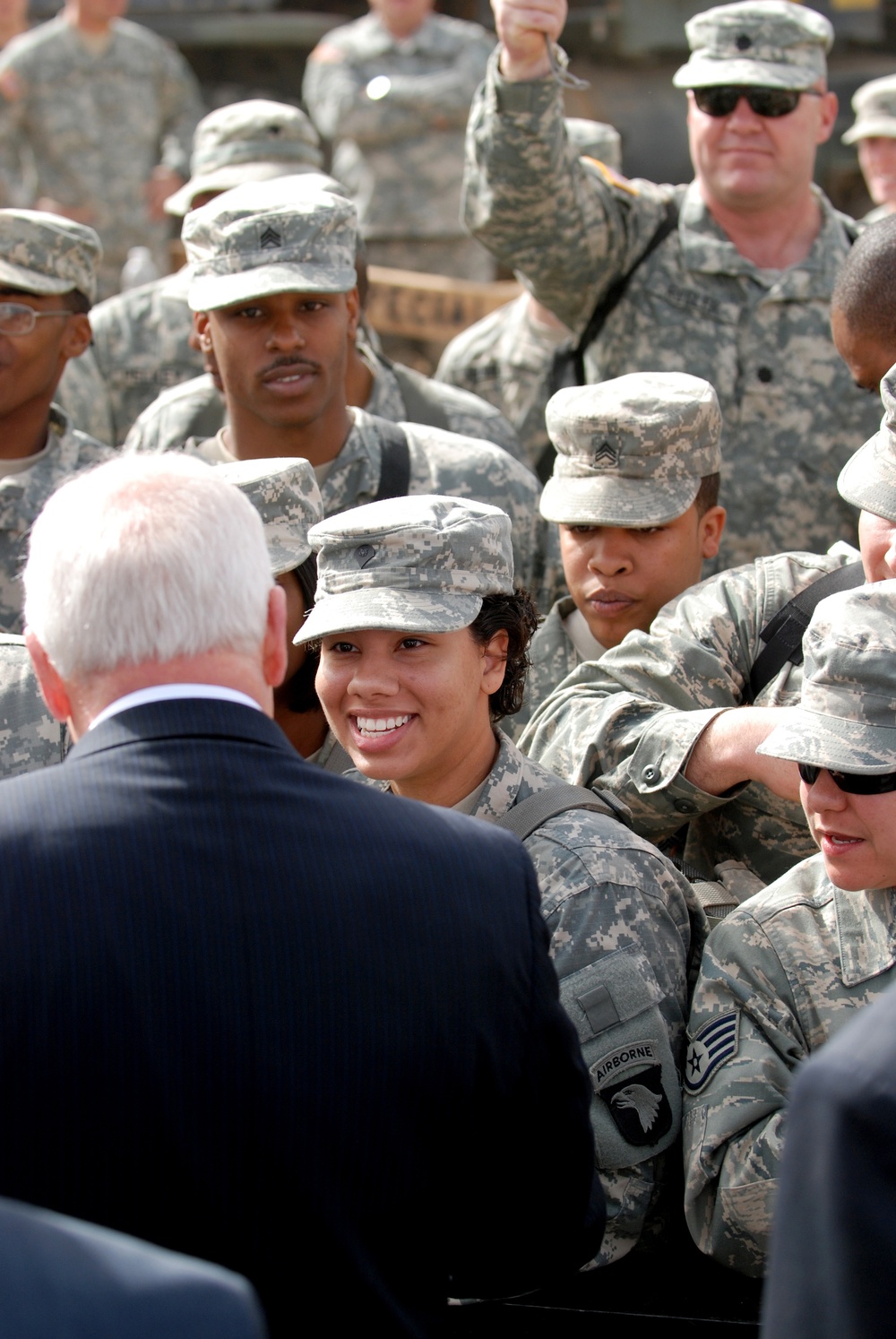 Vice President Cheney visits troops in Afghanistan
