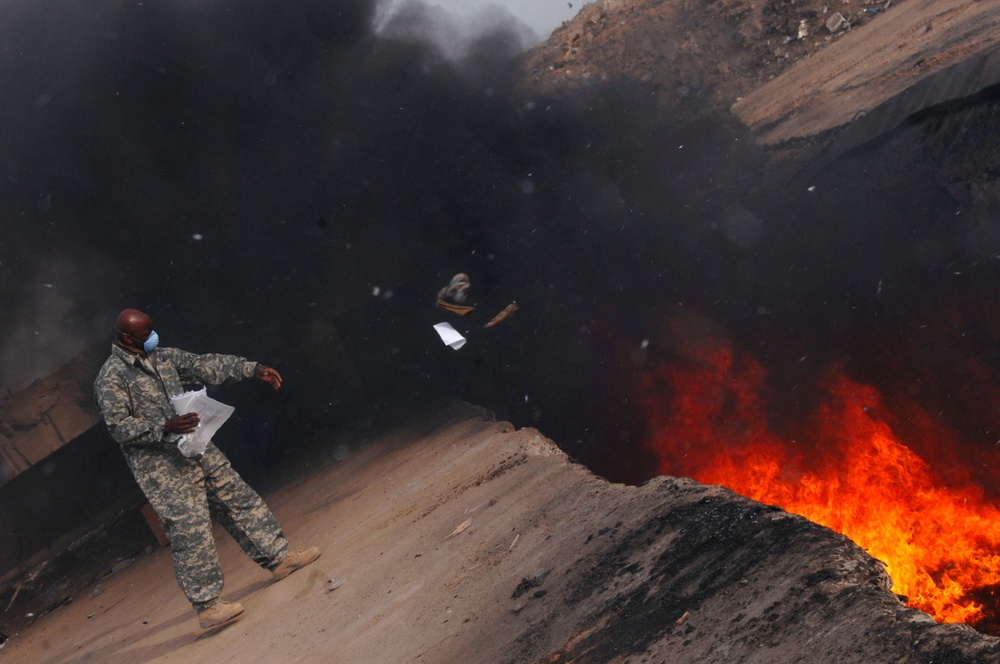 332nd Expeditionary Medical Support Squadron at work in Iraq