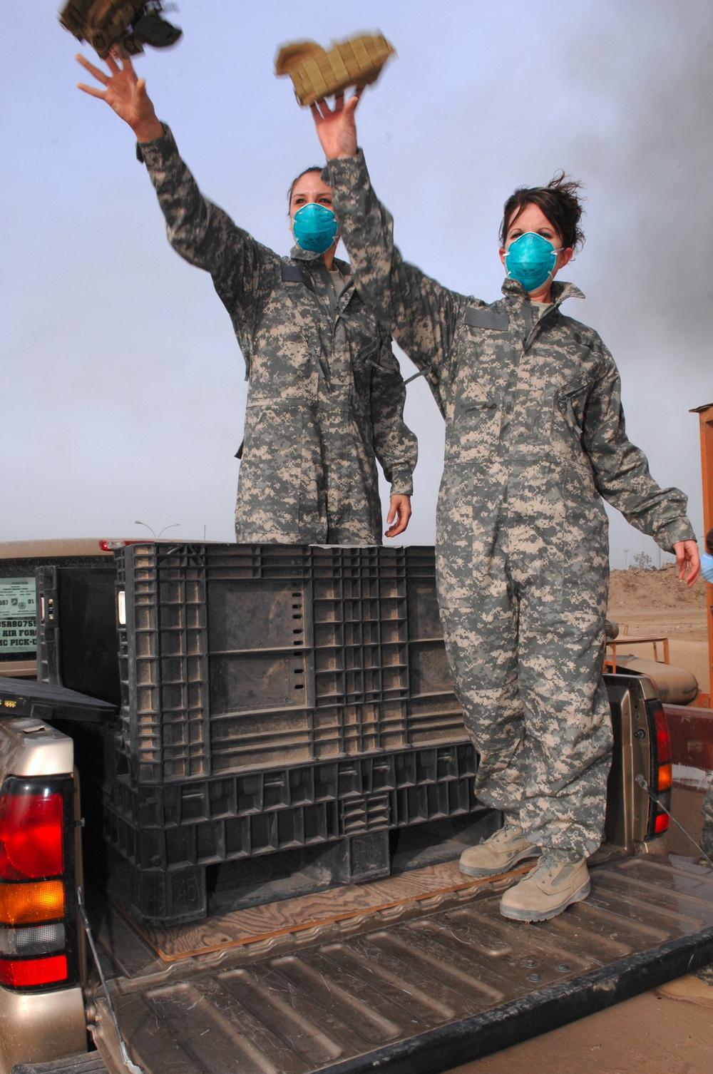 332nd Expeditionary Medical Support Squadron at work in Iraq