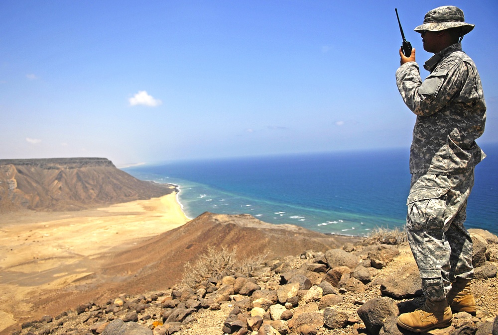 Naval fire support exercise in Djibouti