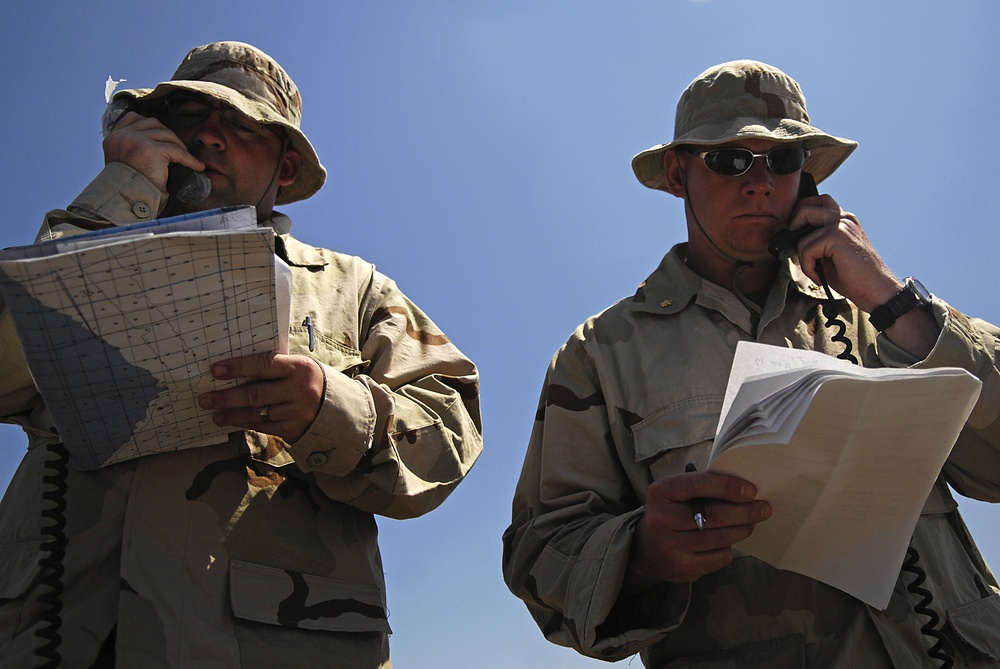 Naval fire support exercise in Djibouti