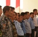 graduation ceremony at Camp Fallujah