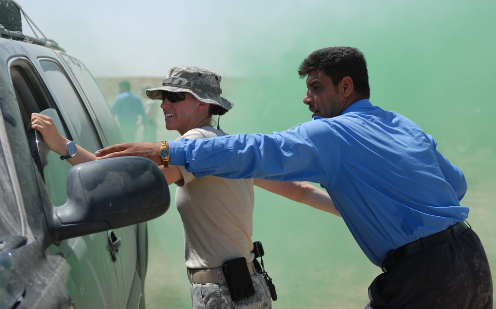 Faux scenarios, efficient techniques to assist Tal Afar police