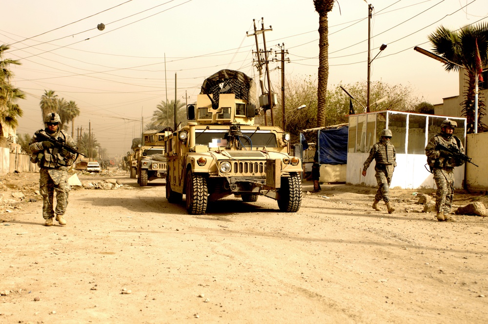 Explosive patrol in Karadah