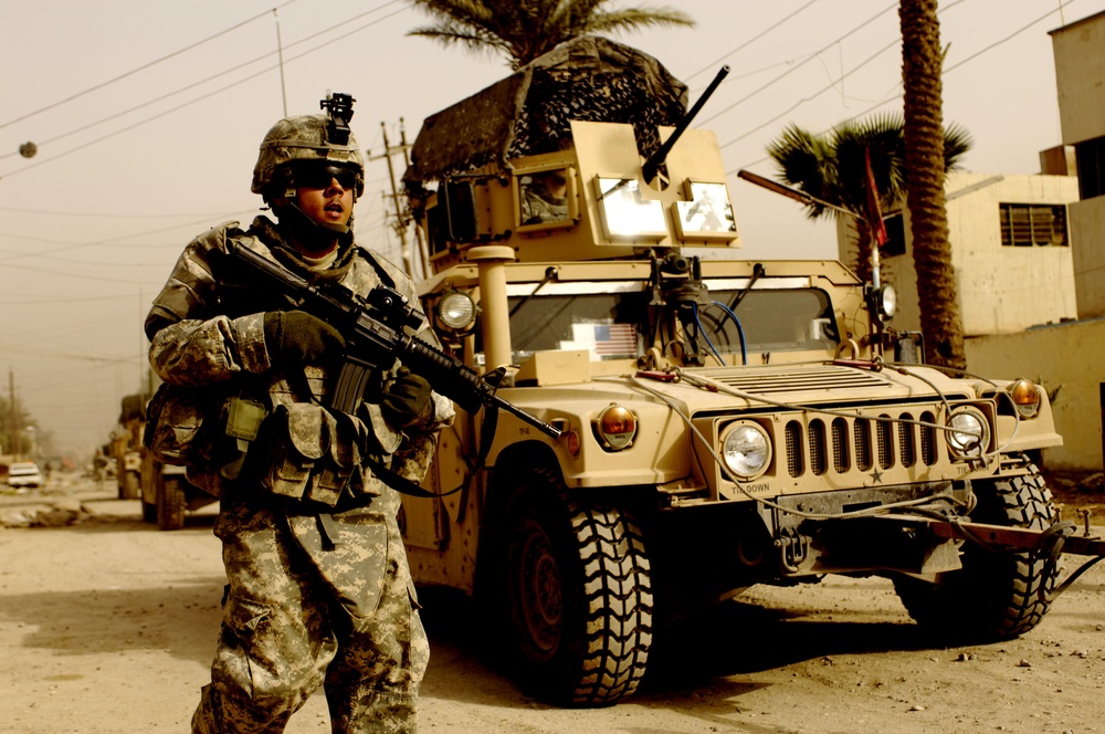 Explosive patrol in Karadah