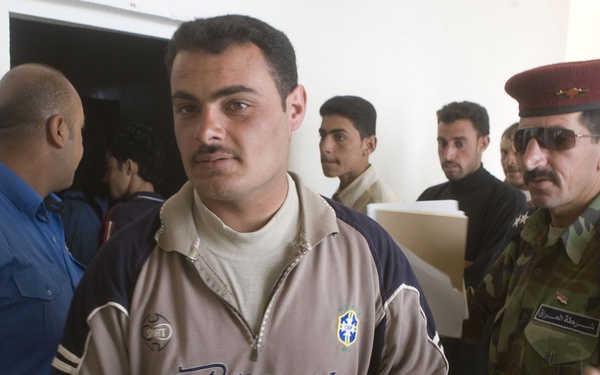 Training course for Iraqi policemen