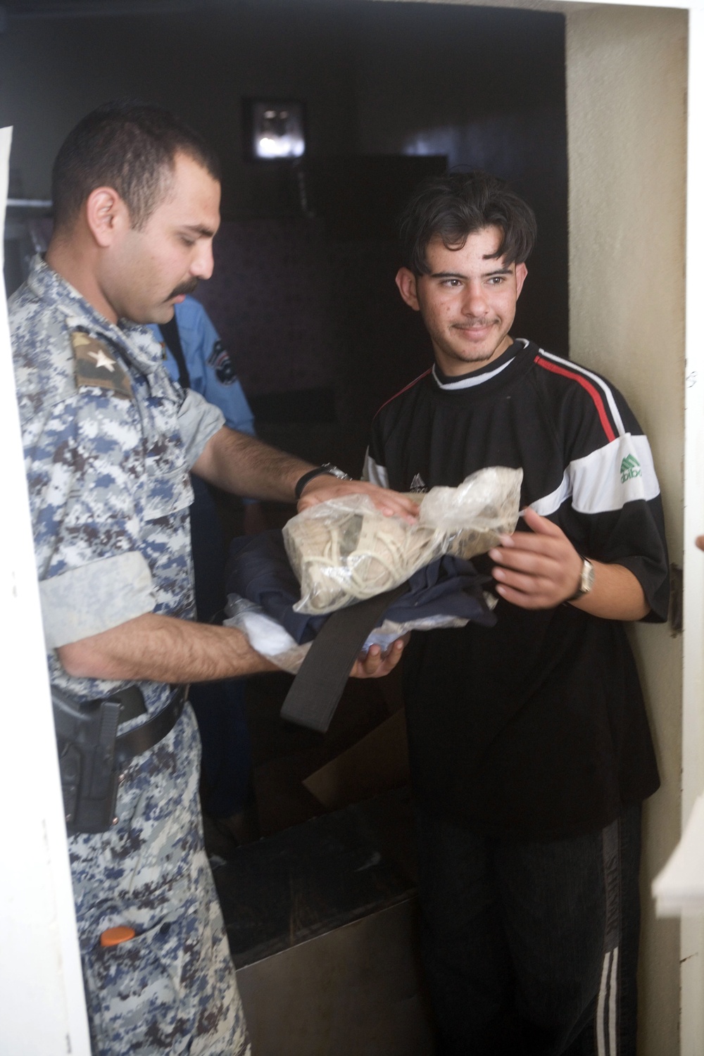 Training course for Iraqi policemen