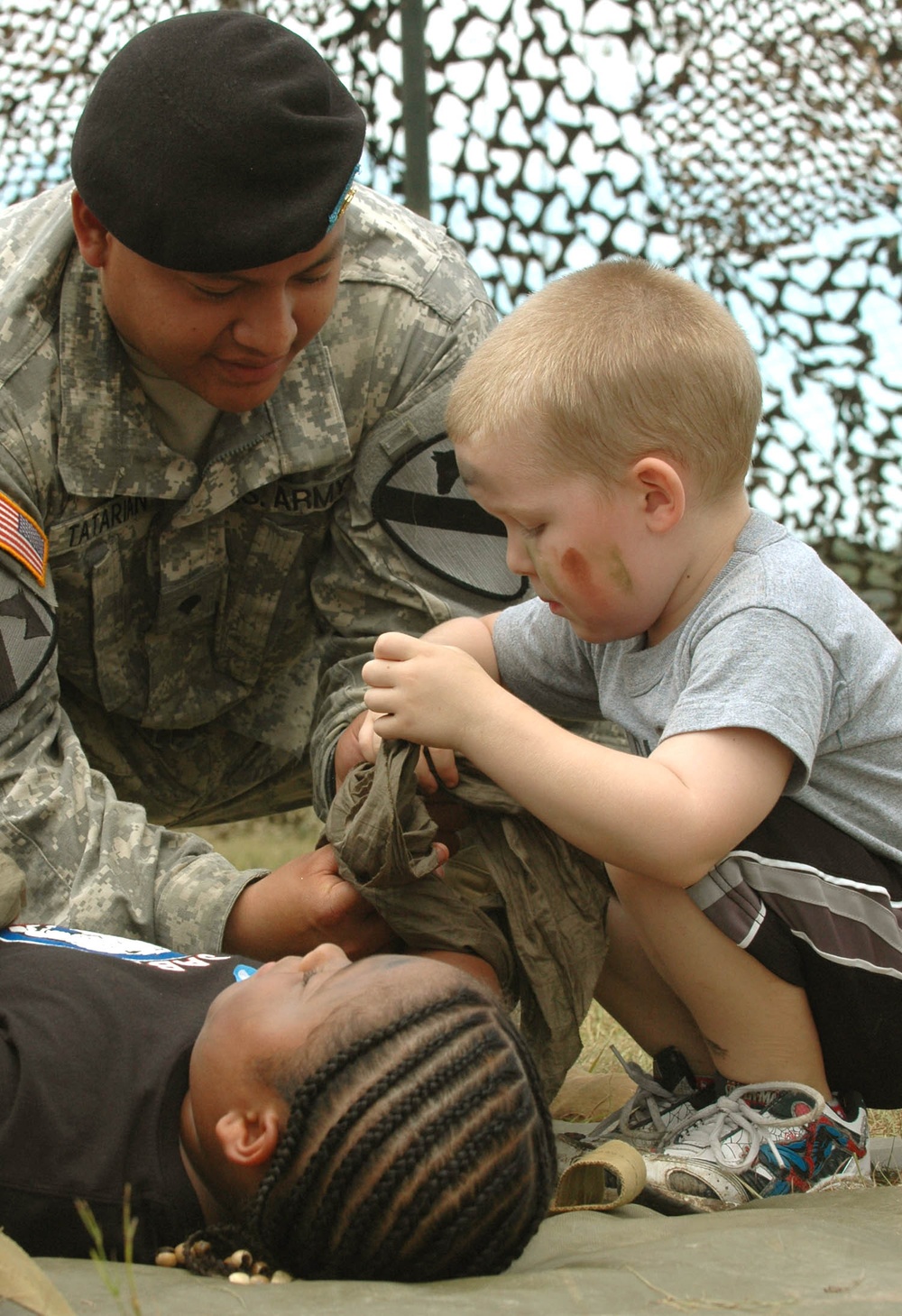 Kids of Soldiers, trained as Soldiers