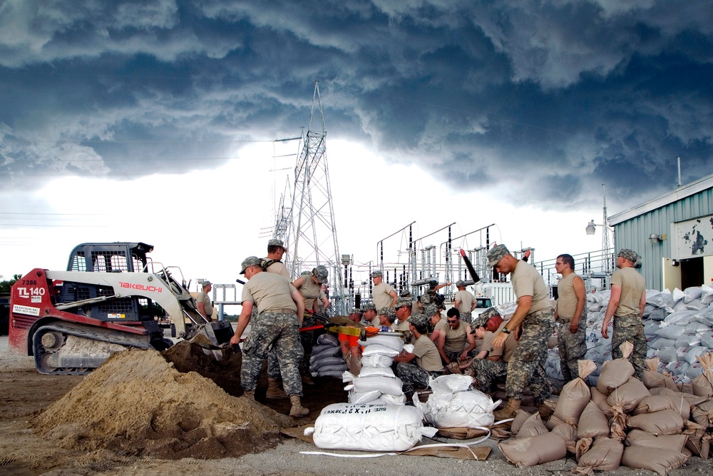 Guard Members Continue to Fight Floods, Fires