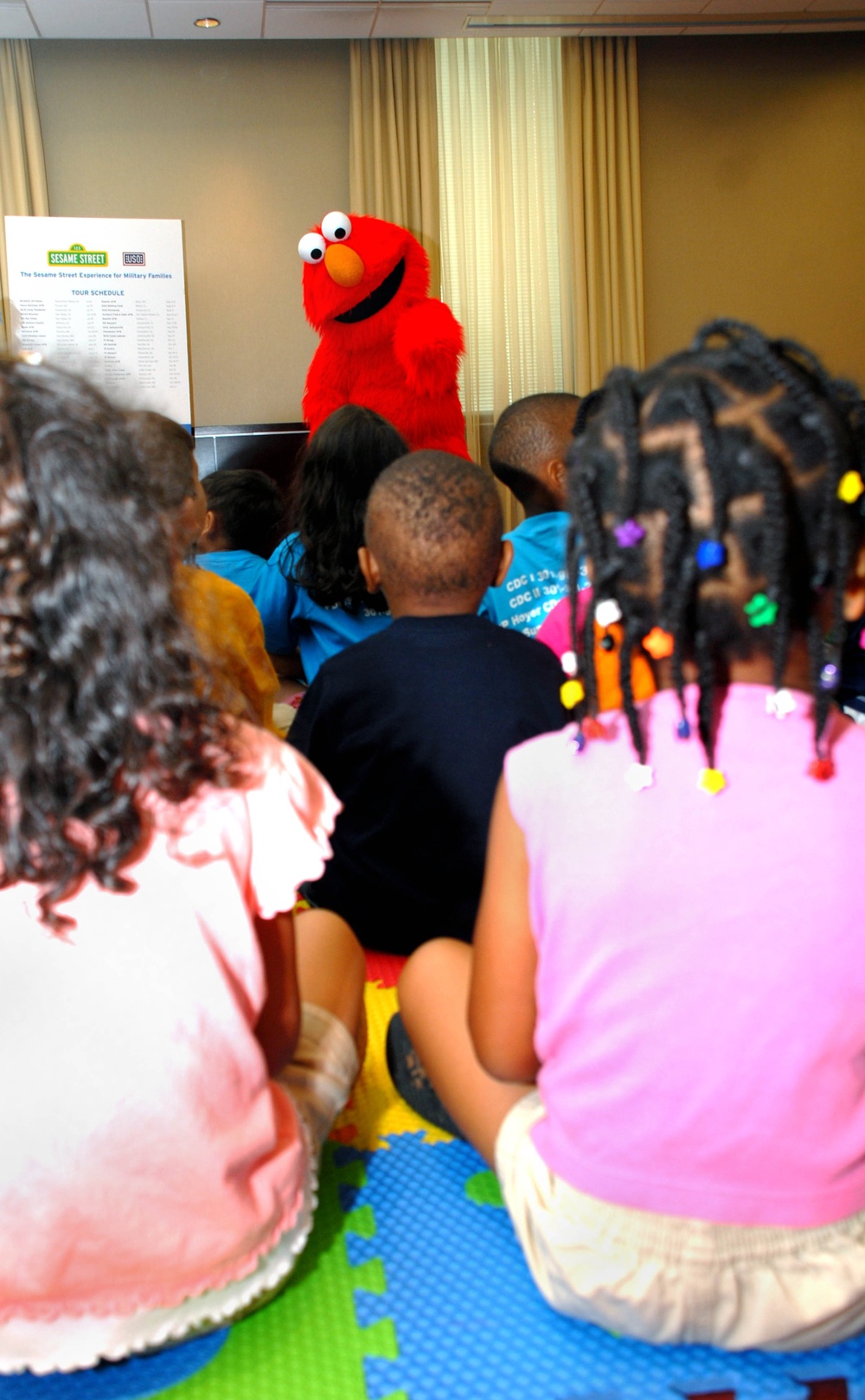 America Supports You: Elmo Visits Military Kids to Help With Deployment Stress