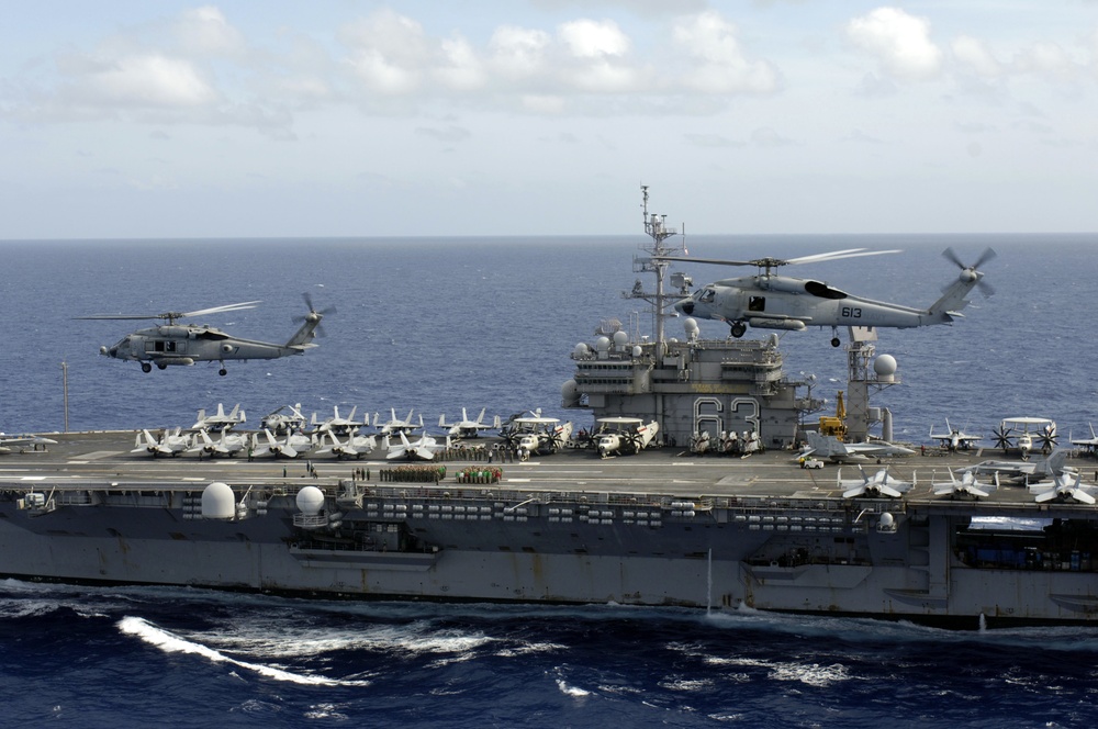 Operations aboard USS Kitty Hawk