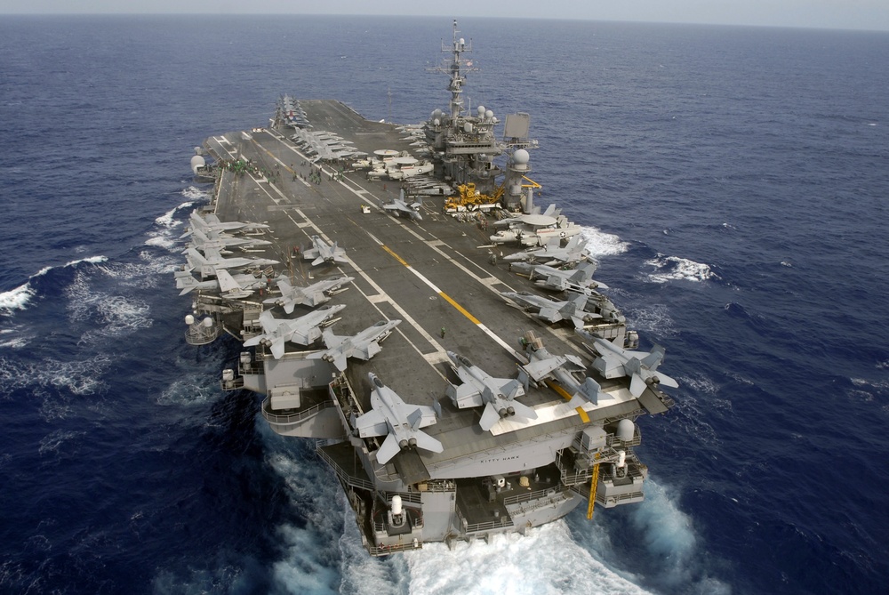 Operations aboard USS Kitty Hawk