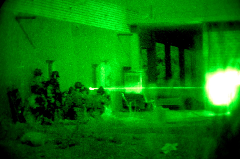 Coalition Forces Conduct Search