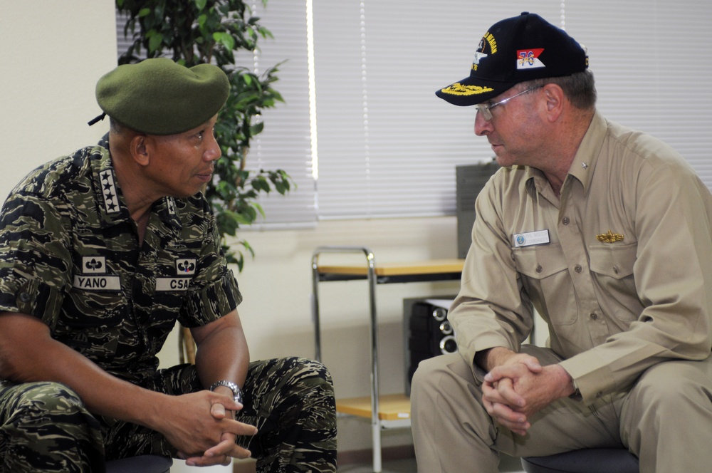 Sailors conduct typhoon relief efforts in Philippines