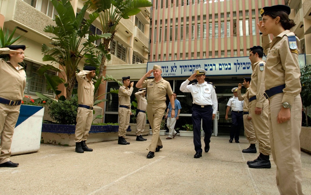 CNO visit to Israel with Israel Navy
