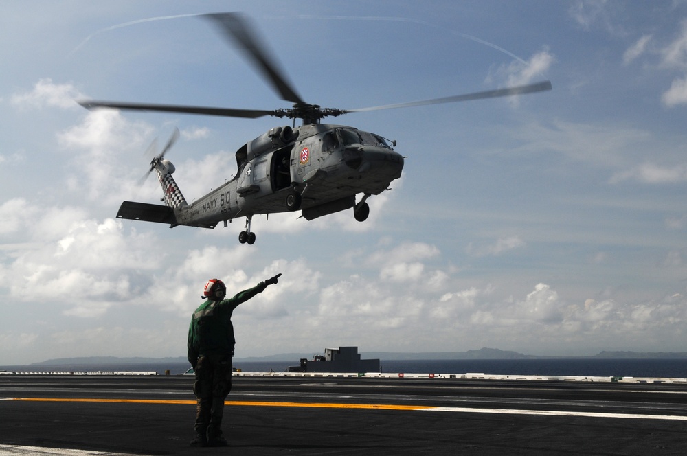 Operations aboard USS Ronald Reagan