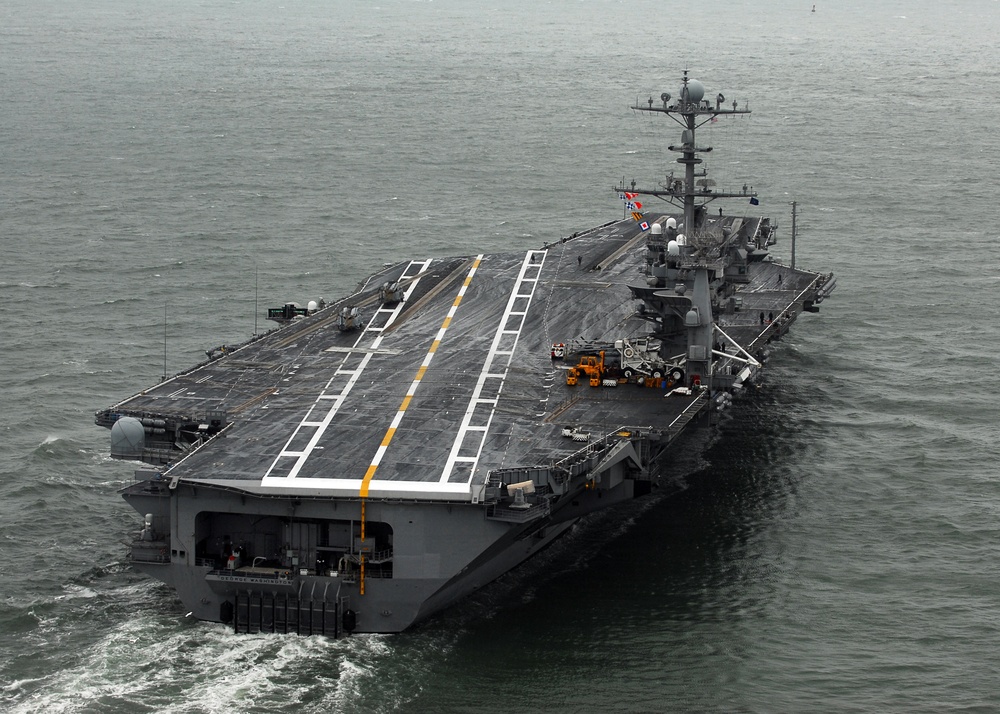 USS George Washington goes on deployment
