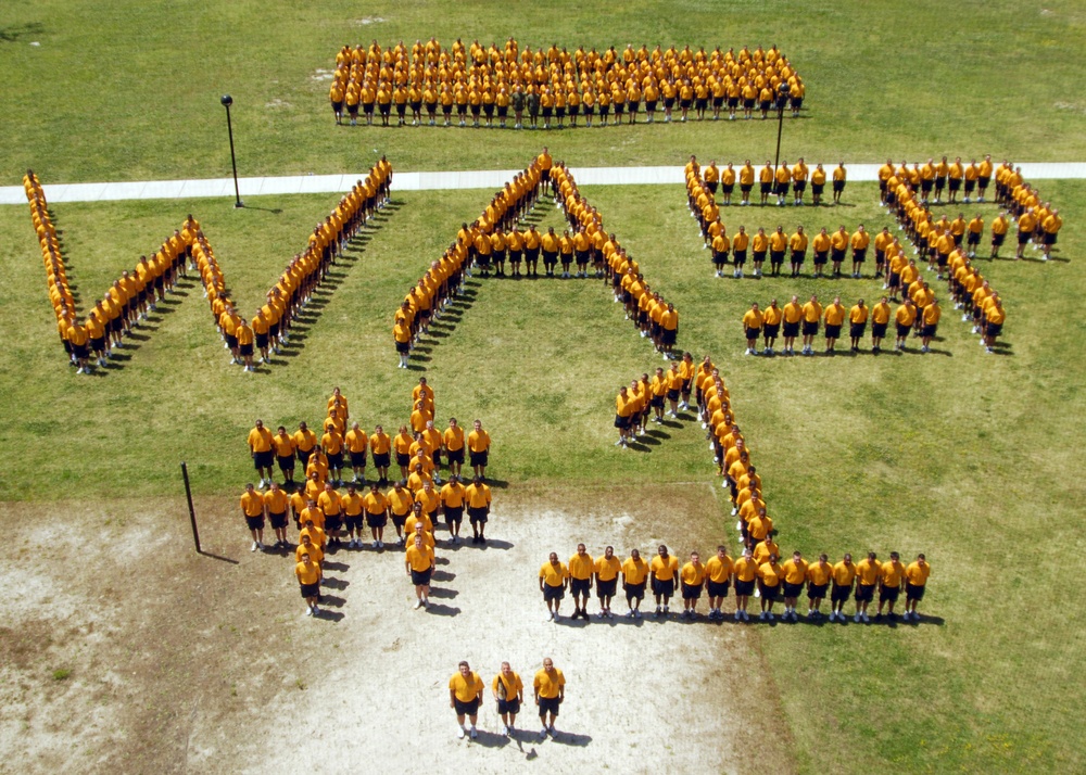 USS Wasp Sailors celebrate
