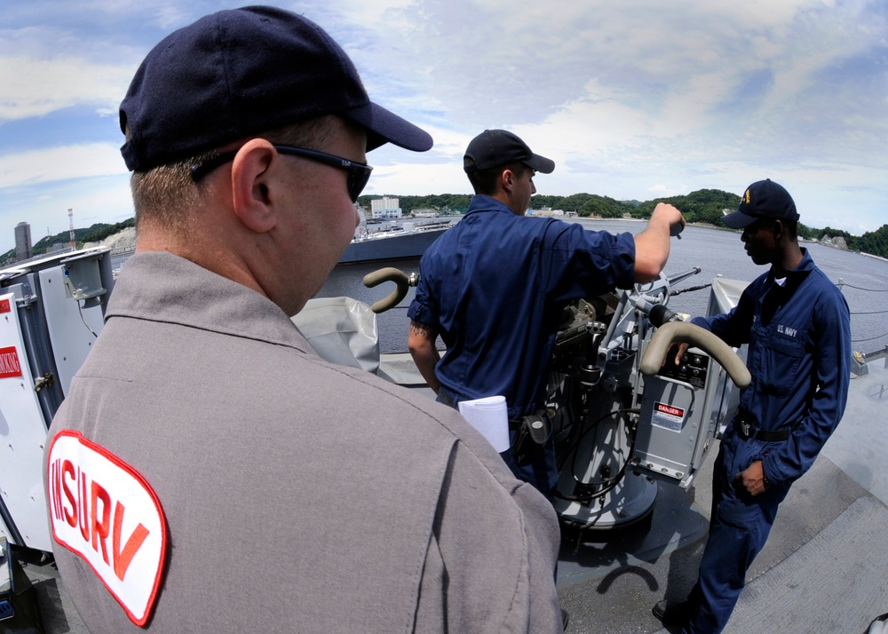 Operations aboard USS Blue Ridge