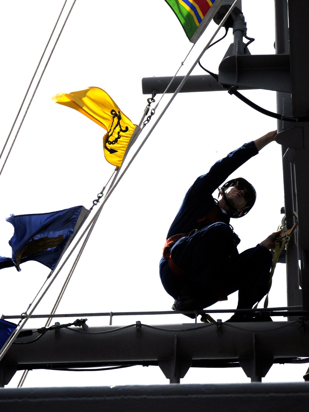 Operations aboard USS Blue Ridge