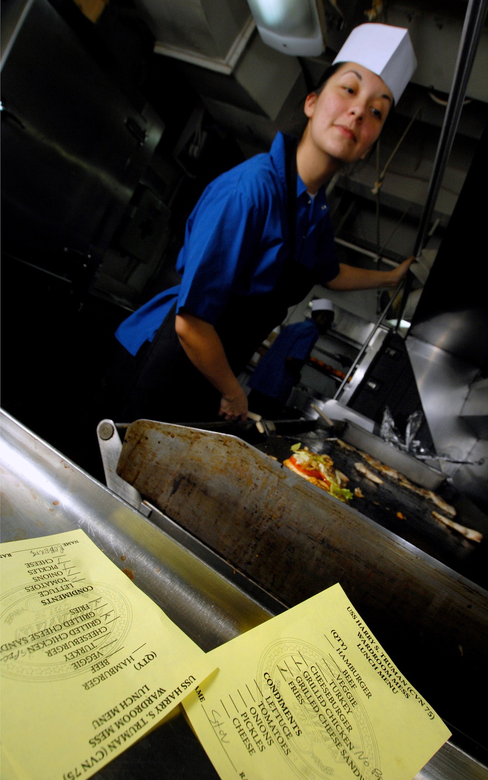 Dinner prepared aboard USS Harry S. Truman