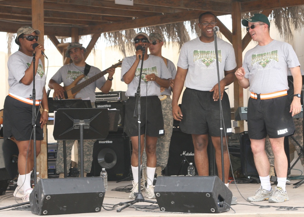 Soldiers from diverse backgrounds train to make sweet music