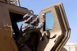 Security includes supplying troops, tons of supplies, thousands of desert miles