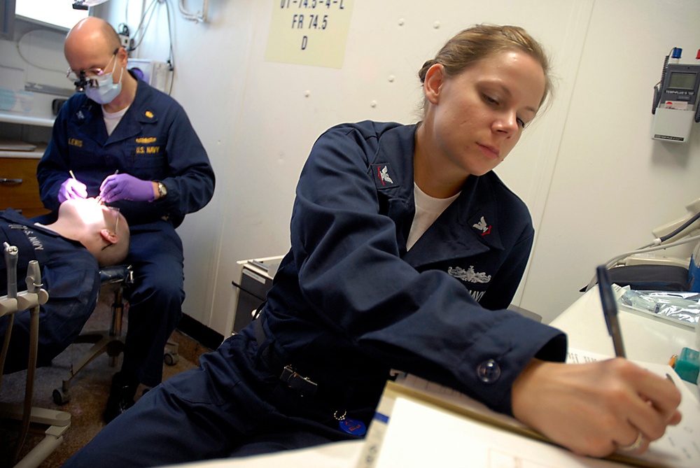 Exam Aboard USS Nassau