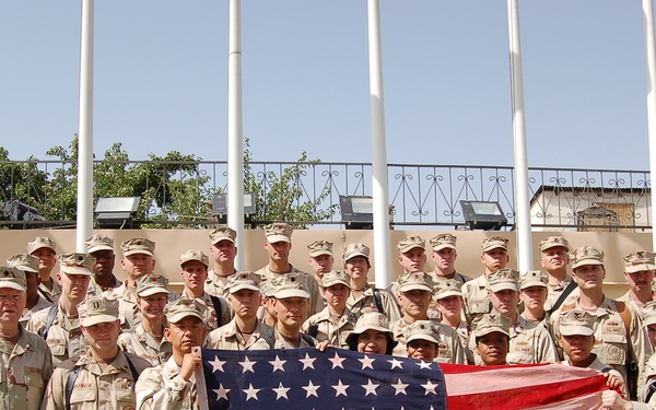 Historic American flag flown in Afghanistan