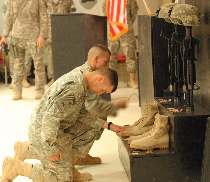 Soldiers honored with ceremony