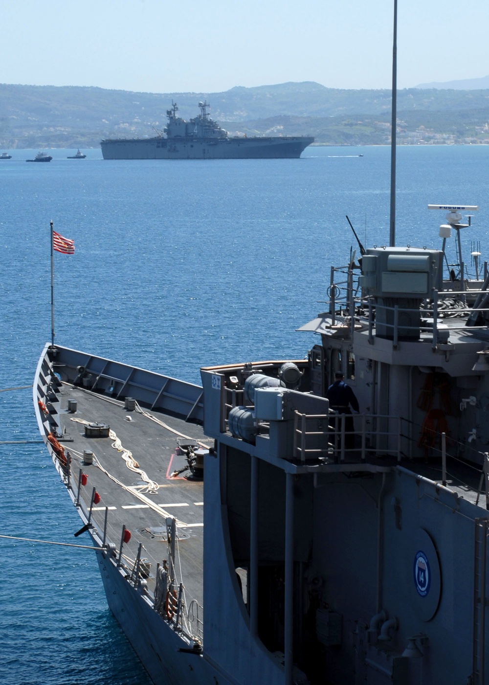 Entering into Souda Bay