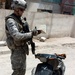 Iraqi troops patrol west Baghdad